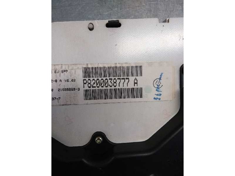 Recambio de cuadro instrumentos para renault megane i coach/coupe (da0) referencia OEM IAM P8200038777A NS60118377  Recambio de cuadro instrumentos para renault megane i coach/coupe (da0) referencia OEM IAM P8200038777A NS60118377