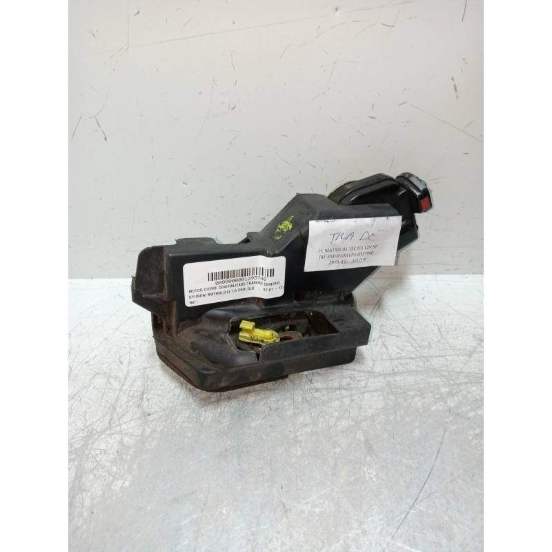 Recambio de motor cierre centralizado trasero derecho para hyundai matrix (fc) 1.5 crdi gls referencia OEM IAM   5P