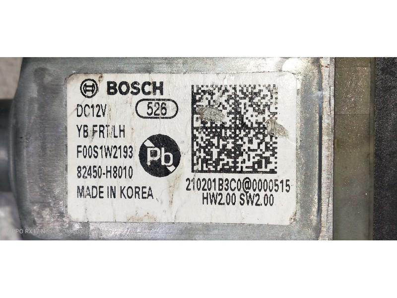 Recambio de elevalunas delantero izquierdo para kia rio (yb) 1.2 cat referencia OEM IAM 82450H8010  