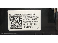 Recambio de mando calefaccion / aire acondicionado para kia rio (yb) 1.2 cat referencia OEM IAM 97250H8420 97250H8XXX  2