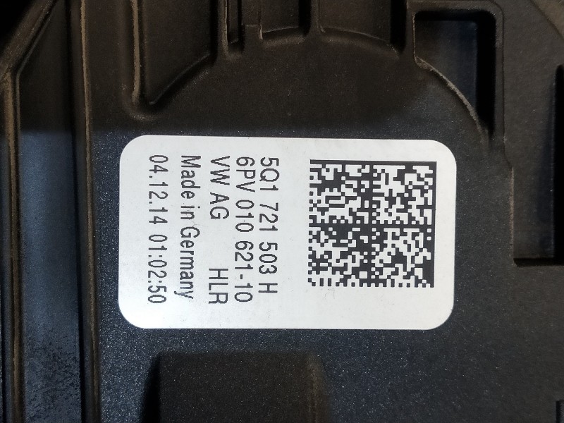 Recambio de potenciometro pedal para audi a3 sedán(8vs) attraction referencia OEM IAM 5Q1721503H 6PV01062110 