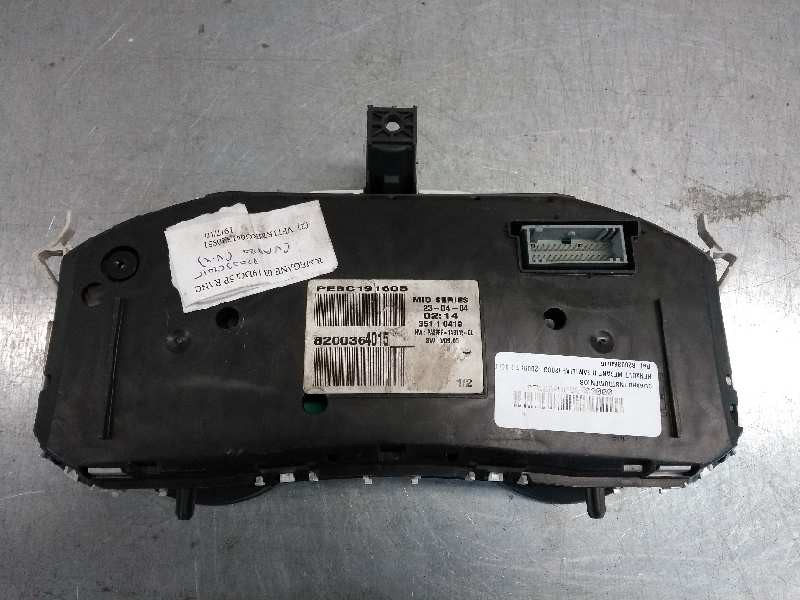 Recambio de cuadro instrumentos para renault megane ii familiar 1.9 dci diesel referencia OEM IAM 8200364015  