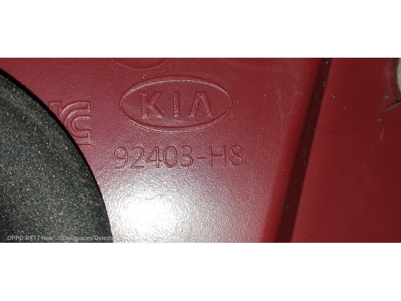 Recambio de piloto trasero izquierdo interior para kia rio (yb) 1.2 cat referencia OEM IAM 92403H8  