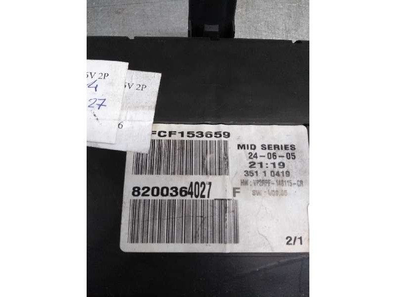 Recambio de cuadro instrumentos para renault megane ii coupe/cabrio referencia OEM IAM 8200364027F  