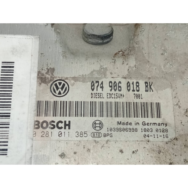 Recambio de centralita motor uce para volkswagen lt caja cerrada / combi (mod. 1997) lt 35 caja cerrada referencia OEM IAM 07490