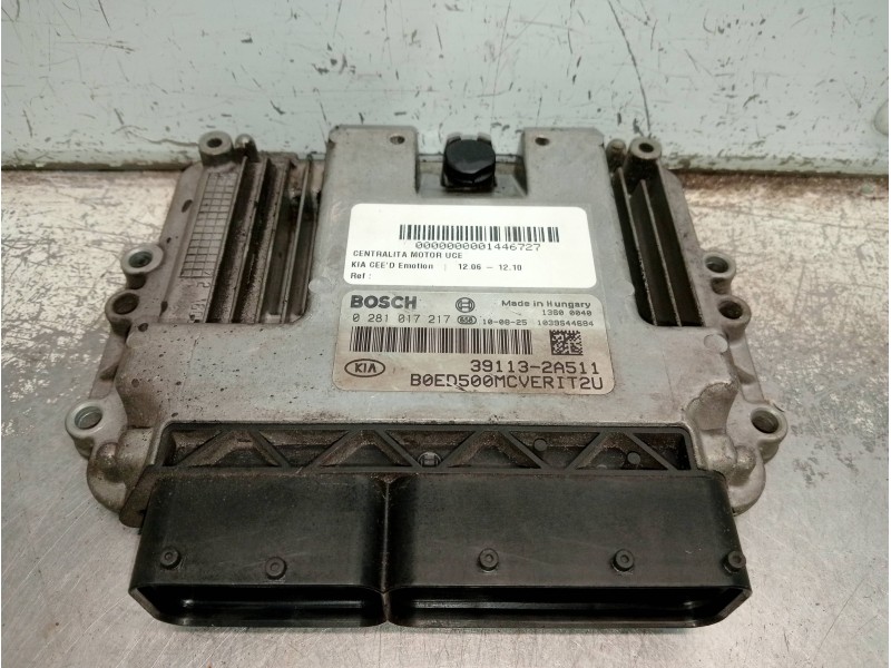 Recambio de centralita motor uce para kia cee´d emotion referencia OEM IAM 391132A511 0281017217 