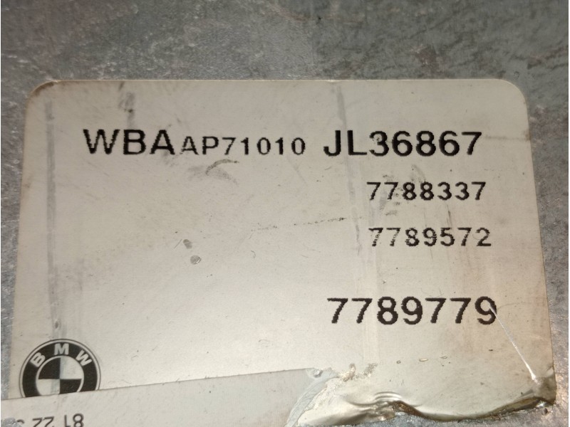 Recambio de centralita motor uce para bmw serie 3 touring (e46) 320d referencia OEM IAM WBAAP71010 JL36867 7788337
