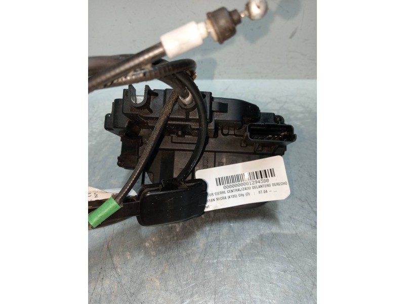 Recambio de motor cierre centralizado delantero derecho para nissan micra (k12e) city (d) referencia OEM IAM  3P 3P