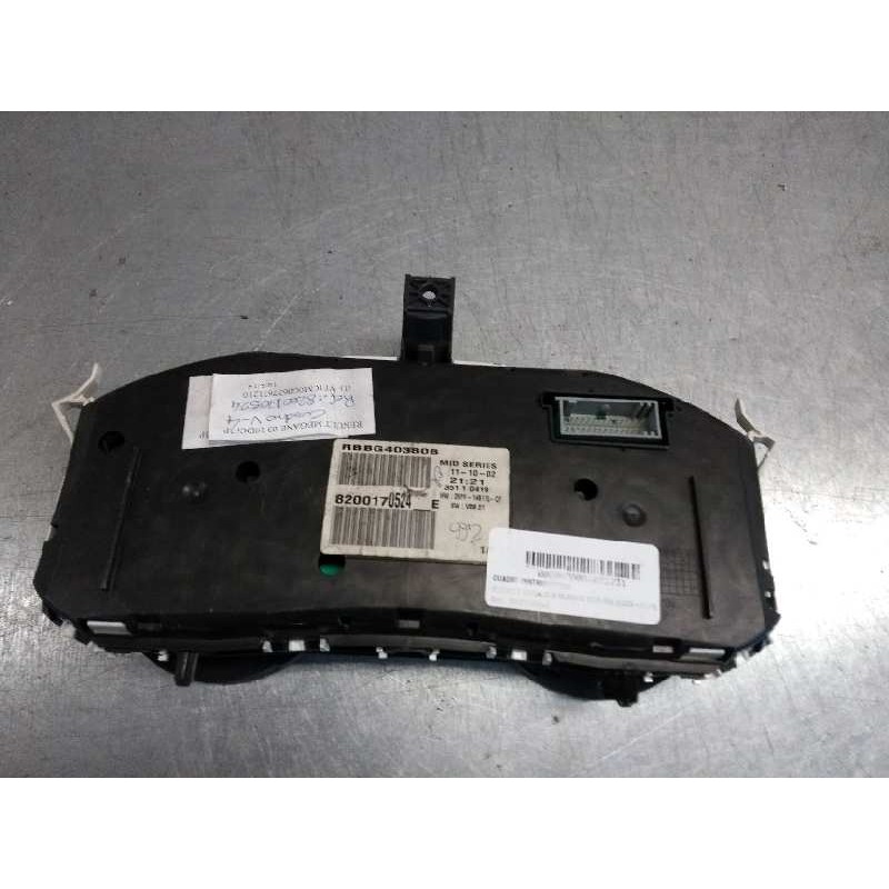 Recambio de cuadro instrumentos para renault megane ii classic berlina 1.9 dci diesel referencia OEM IAM 8200170524E  
