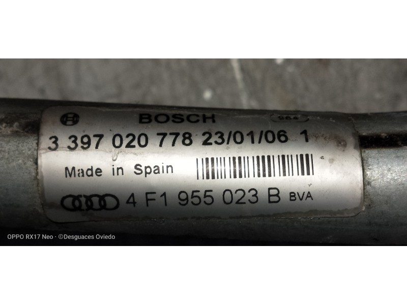 Recambio de motor limpia delantero para audi a6 berlina (4f2) 2.7 tdi quattro (132kw) referencia OEM IAM 4F1955119 0390241771 4F