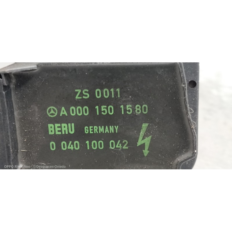 Recambio de bobina encendido para mercedes clase c (w203) sportcoupe c 180 compressor (203.746) referencia OEM IAM A0001501580 0