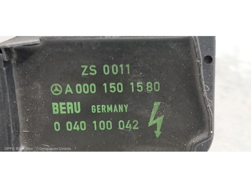 Recambio de bobina encendido para mercedes clase c (w203) sportcoupe c 180 compressor (203.746) referencia OEM IAM A0001501580 0