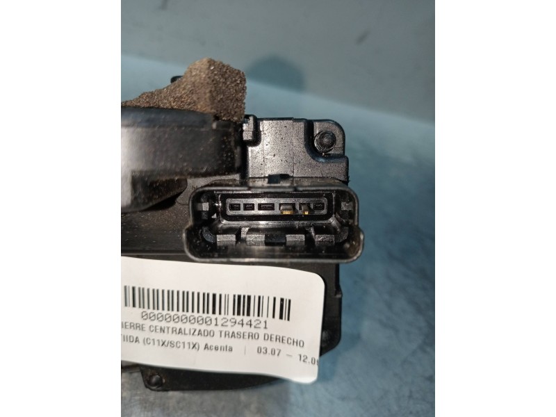 Recambio de motor cierre centralizado trasero derecho para nissan tiida (c11x/sc11x) acenta referencia OEM IAM   5P