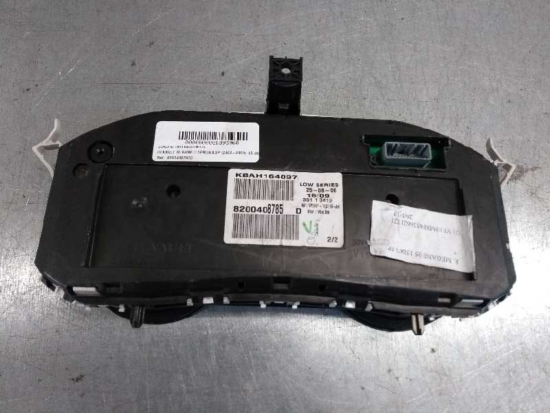 Recambio de cuadro instrumentos para renault megane ii berlina 3p 1.5 dci diesel cat referencia OEM IAM 8200408785D  
