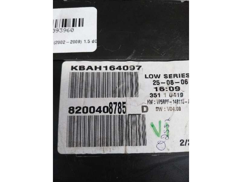 Recambio de cuadro instrumentos para renault megane ii berlina 3p 1.5 dci diesel cat referencia OEM IAM 8200408785D  