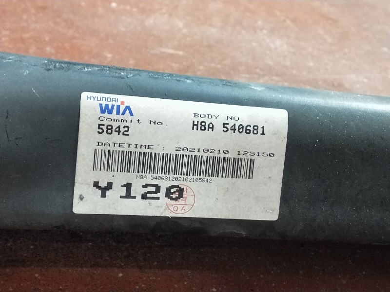 Recambio de puente trasero para kia rio (yb) 1.2 cat referencia OEM IAM   DISCO/ABS