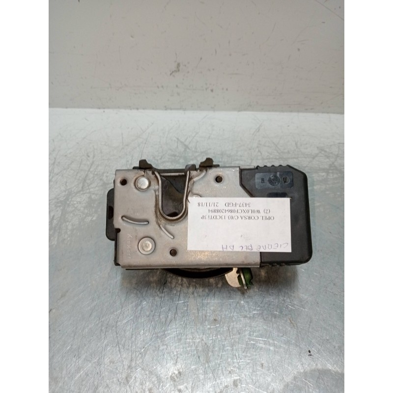 Recambio de motor cierre centralizado delantero derecho para opel corsa c 1.3 16v cdti cat (z 13 dt / ln9) referencia OEM IAM 13