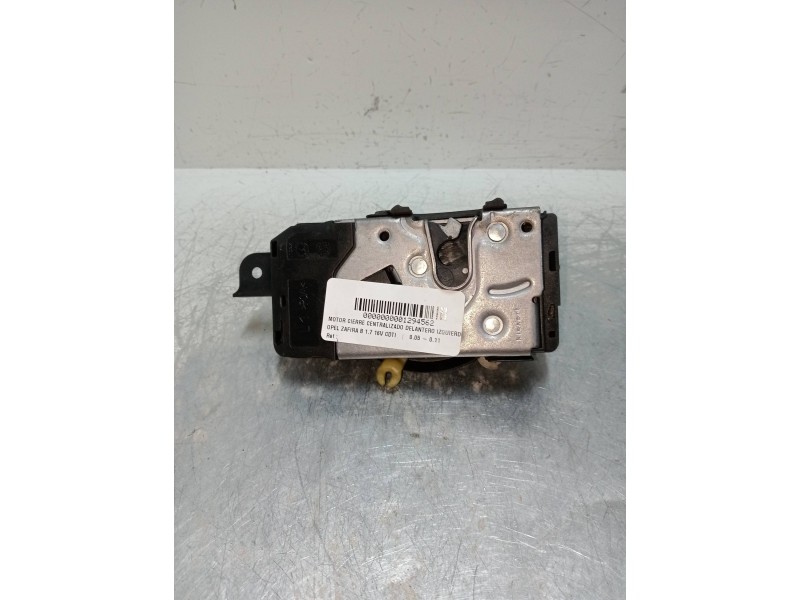 Recambio de motor cierre centralizado delantero izquierdo para opel zafira b 1.7 16v cdti referencia OEM IAM   5P