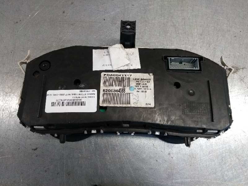 Recambio de cuadro instrumentos para renault megane ii berlina 5p 1.5 dci diesel referencia OEM IAM 8200364588   Recambio de cuadro instrumentos para renault megane ii berlina 5p 1.5 dci diesel referencia OEM IAM 8200364588