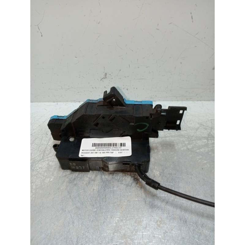 Recambio de motor cierre centralizado trasero derecho para peugeot 207 sw 1.6 16v hdi fap referencia OEM IAM 24099816 24097816 5