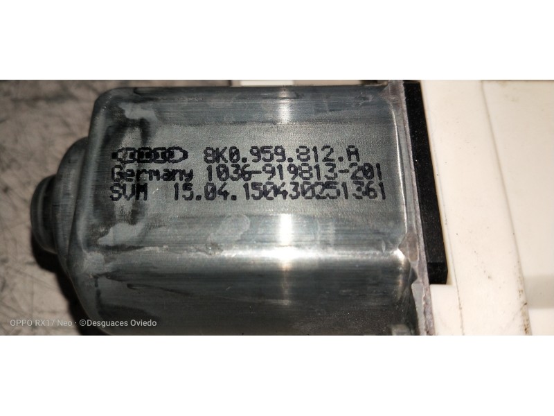 Recambio de elevalunas trasero derecho para audi sq5 (8r) 3.0 tdi quattro referencia OEM IAM 8R0839462E 8K0959812A 