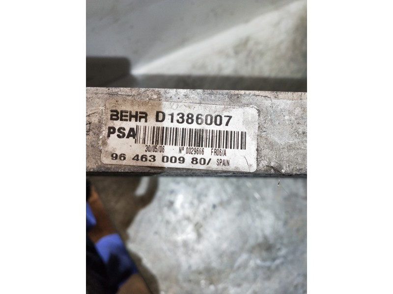 Recambio de intercooler para citroen c6 básico referencia OEM IAM 9646300980 D1386007 