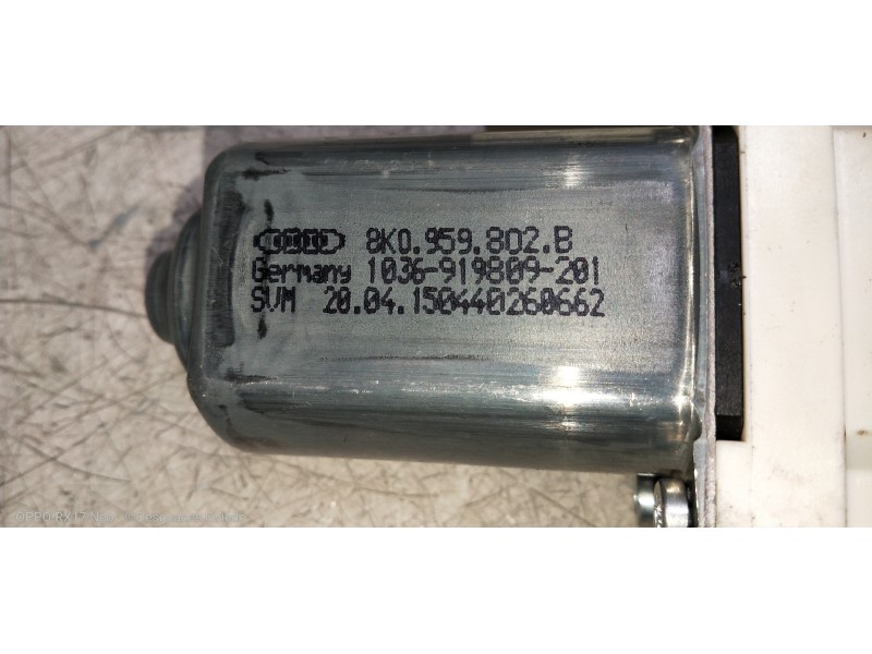 Recambio de elevalunas delantero derecho para audi sq5 (8r) 3.0 tdi quattro referencia OEM IAM 8R0837461K 8K0959801B 