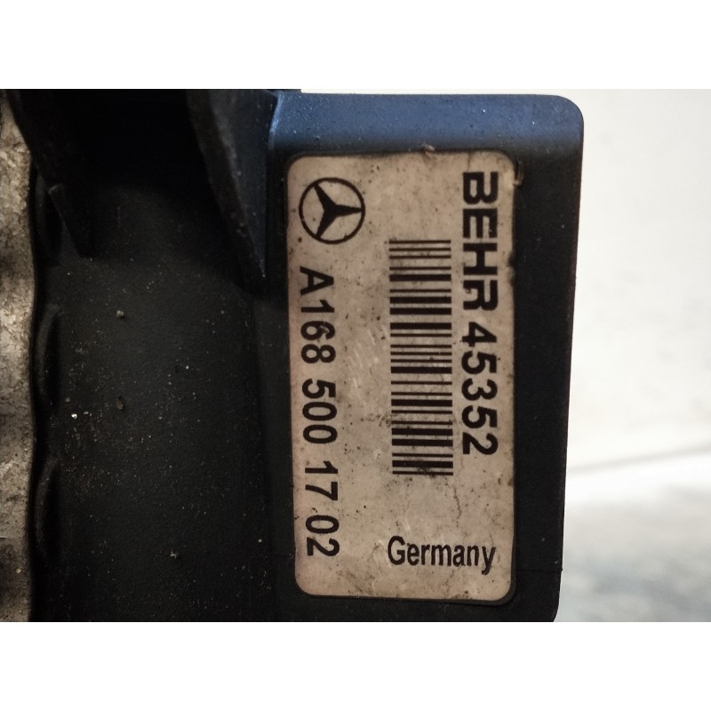 Recambio de radiador agua para mercedes clase a (w168) 170 cdi (168.008) referencia OEM IAM A1685001702  
