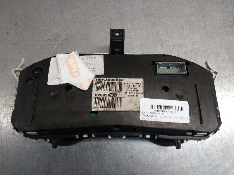 Recambio de cuadro instrumentos para renault megane ii berlina 5p 1.5 dci diesel referencia OEM IAM 8200292049  