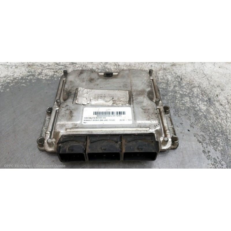 Recambio de centralita motor uce para renault scenic rx4 (ja0) 1.9 dci referencia OEM IAM 0281010980 HOM8200091416 