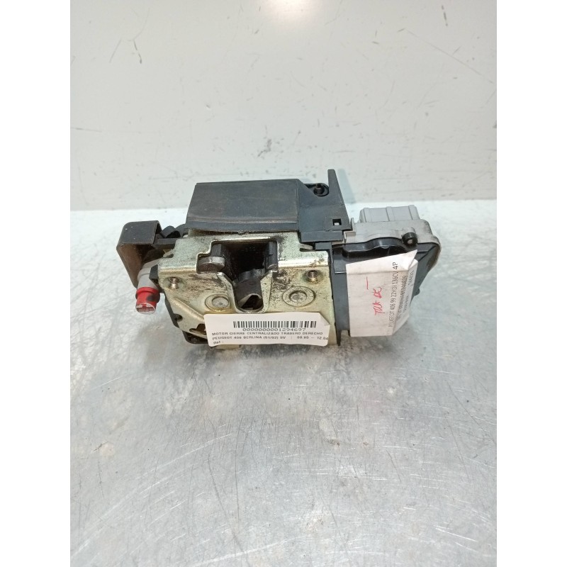 Recambio de motor cierre centralizado trasero derecho para peugeot 406 berlina (s1/s2) sv referencia OEM IAM   99