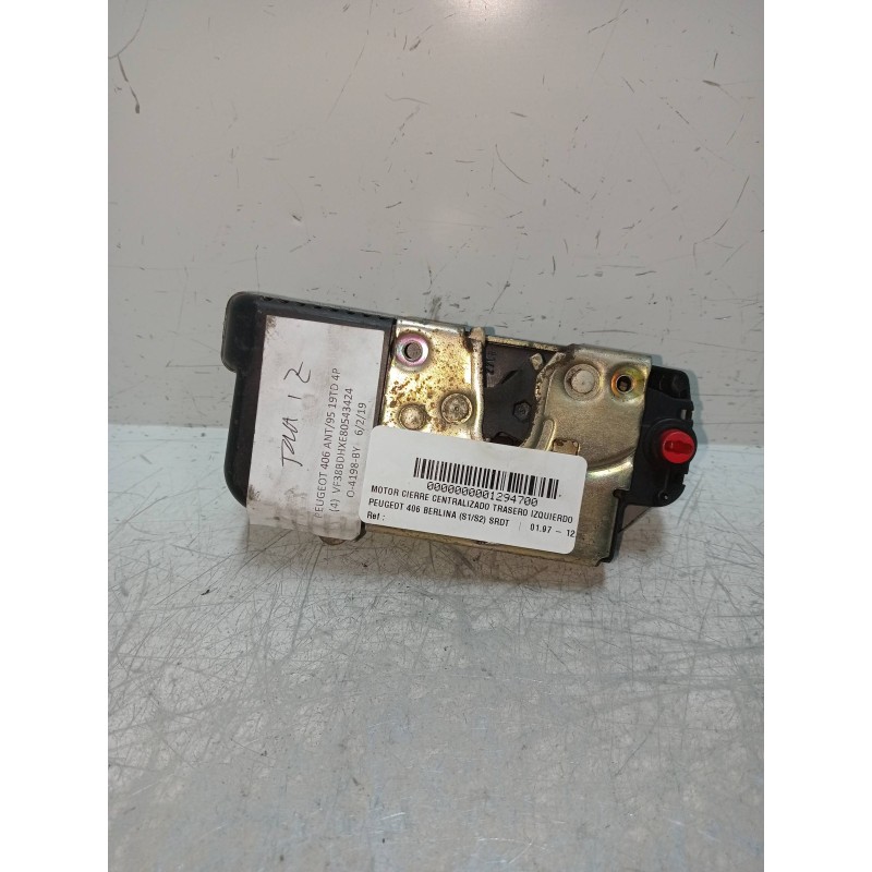 Recambio de motor cierre centralizado trasero izquierdo para peugeot 406 berlina (s1/s2) srdt referencia OEM IAM   95