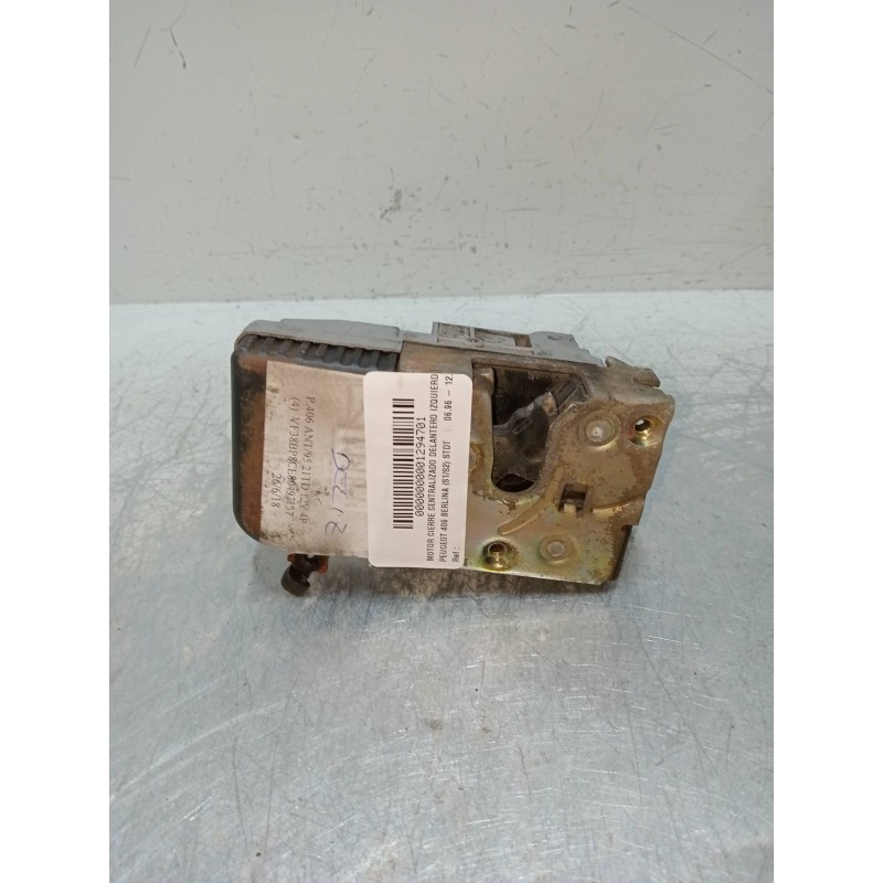 Recambio de motor cierre centralizado delantero izquierdo para peugeot 406 berlina (s1/s2) stdt referencia OEM IAM   4P