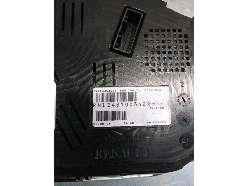 Recambio de cuadro instrumentos para renault megane iii coupe referencia OEM IAM 248100342R  