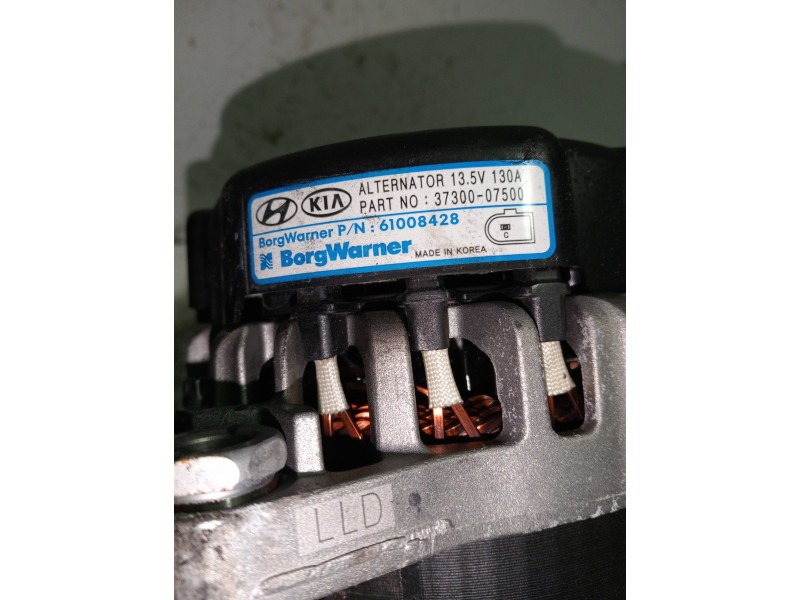 Recambio de alternador para kia rio (yb) 1.2 cat referencia OEM IAM 3730007500  