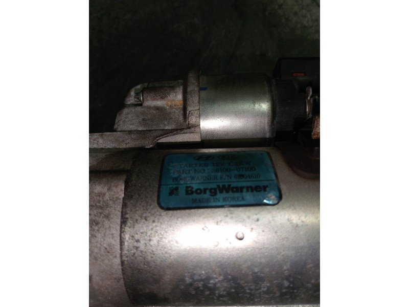 Recambio de motor arranque para kia rio (yb) 1.2 cat referencia OEM IAM 3610007100  