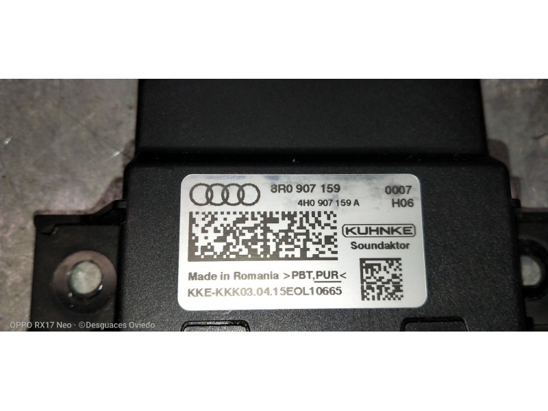 Recambio de modulo electronico para audi sq5 (8r) 3.0 tdi quattro referencia OEM IAM 8R0907159 4H0907159A 