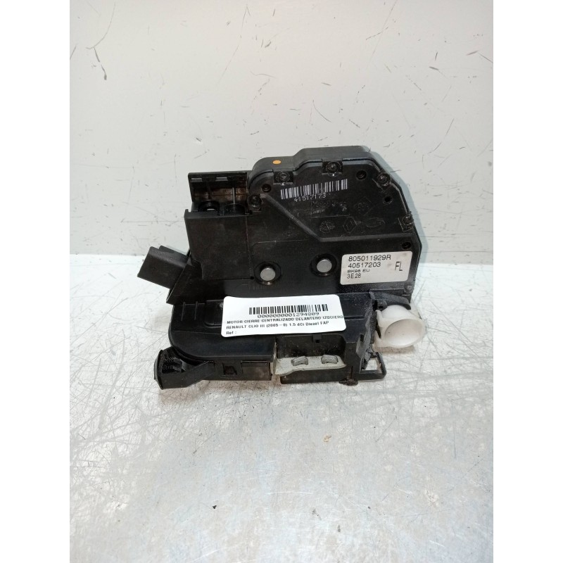 Recambio de motor cierre centralizado delantero izquierdo para renault clio iii 1.5 dci diesel fap referencia OEM IAM 805011929R