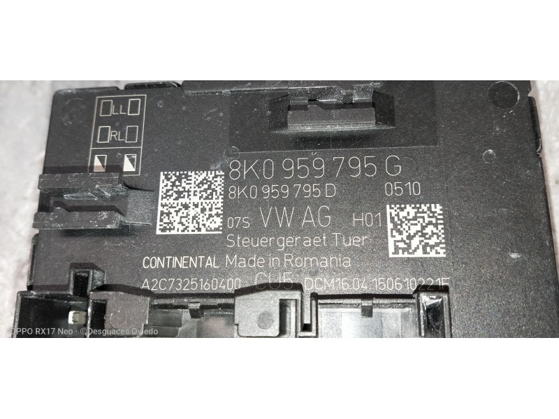 Recambio de modulo electronico para audi sq5 (8r) 3.0 tdi quattro referencia OEM IAM 8K0959795G 8K0959795D A2C7325160400 