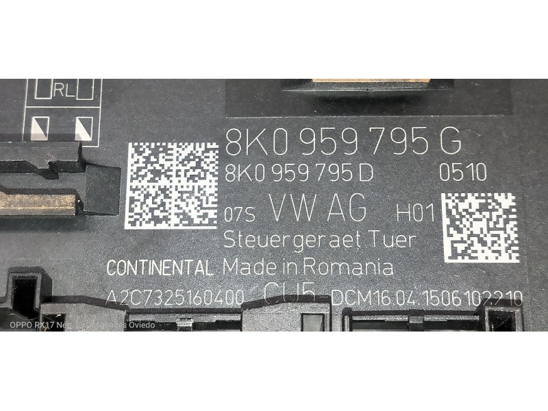 Recambio de modulo electronico para audi sq5 (8r) 3.0 tdi quattro referencia OEM IAM 8K0959795G 8K0959795D A2C7325160400 