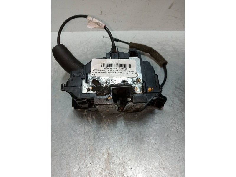 Recambio de motor cierre centralizado trasero derecho para renault megane iii berlina 5 p business referencia OEM IAM   5P