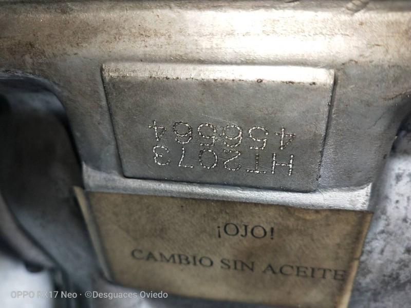 Recambio de caja cambios para hyundai accent (x3) 1.3 cat referencia OEM IAM HT2073 456564 