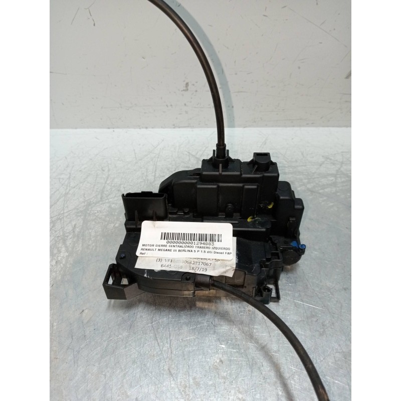 Recambio de motor cierre centralizado trasero izquierdo para renault megane iii berlina 5 p 1.5 dci diesel fap referencia OEM IA