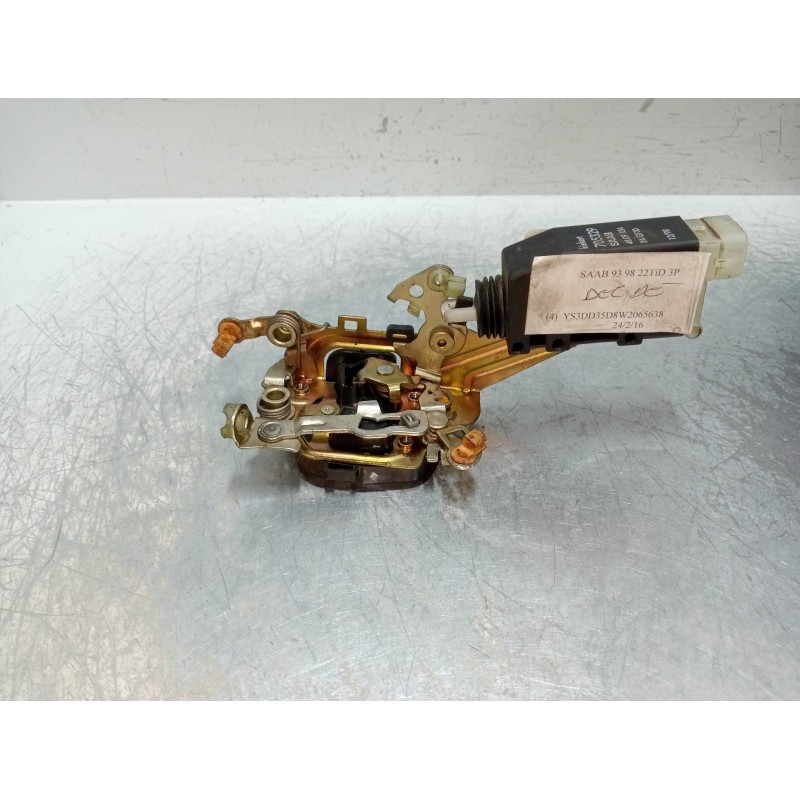 Recambio de motor cierre centralizado delantero derecho para saab 9-3 berlina 2.2 16v tid cat referencia OEM IAM 705329 4809356 