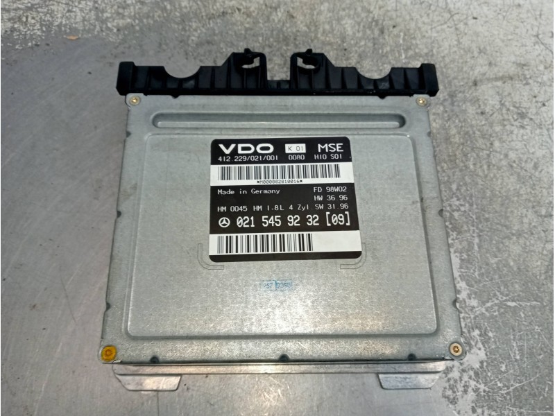 Recambio de centralita motor uce para mercedes clase c (w202) berlina 180 (202.018) referencia OEM IAM 0215459232  