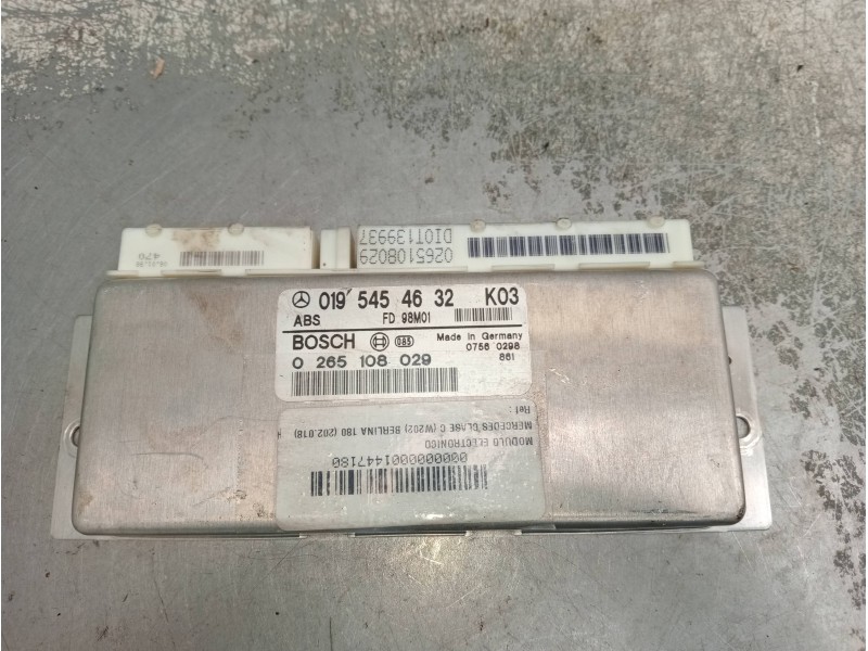 Recambio de modulo electronico para mercedes clase c (w202) berlina 180 (202.018) referencia OEM IAM 0195454632 0265108029 