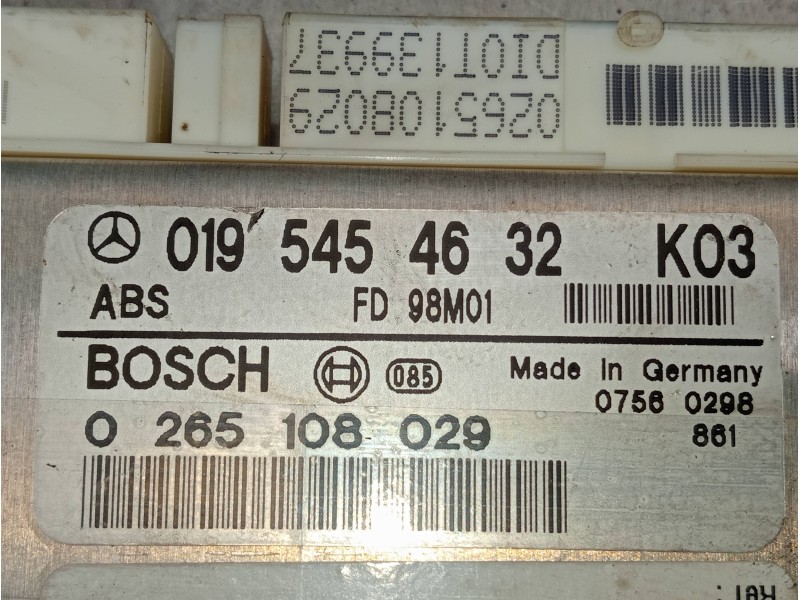 Recambio de modulo electronico para mercedes clase c (w202) berlina 180 (202.018) referencia OEM IAM 0195454632 0265108029 