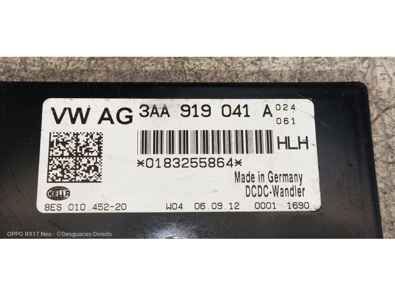 Recambio de modulo electronico para seat exeo berlina (3r2) reference referencia OEM IAM 3AA919041A 0183255864 