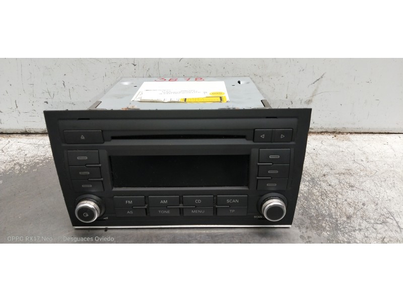 Recambio de sistema audio / radio cd para seat exeo berlina (3r2) reference referencia OEM IAM 3R0035186B 8157640238366 