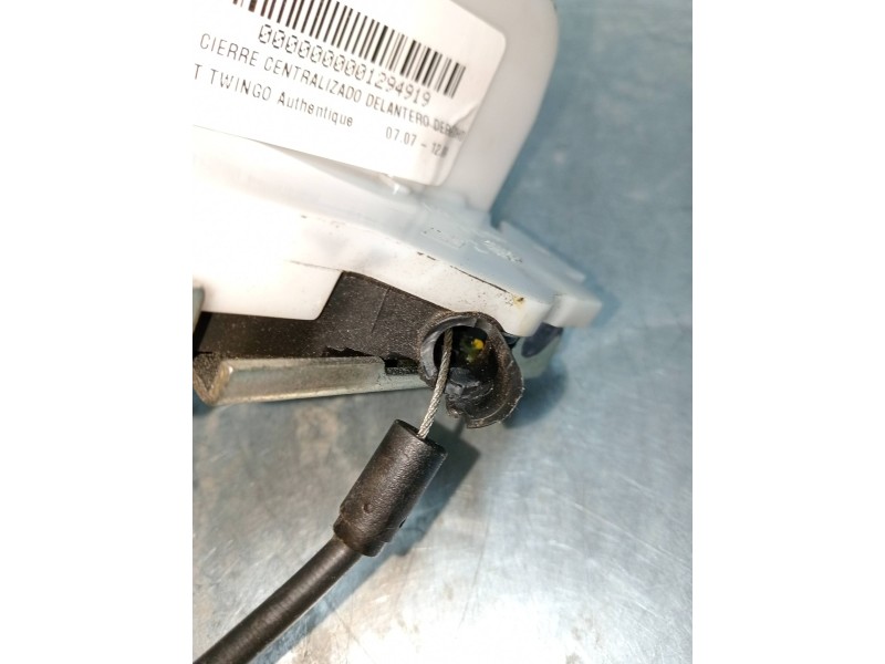 Recambio de motor cierre centralizado delantero derecho para renault twingo authentique referencia OEM IAM 2010081234  3P